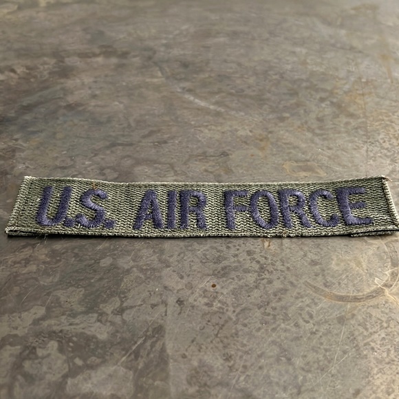 U.S. AIR FORCE embroidered tape patch - Vintage - Picture 7 of 10